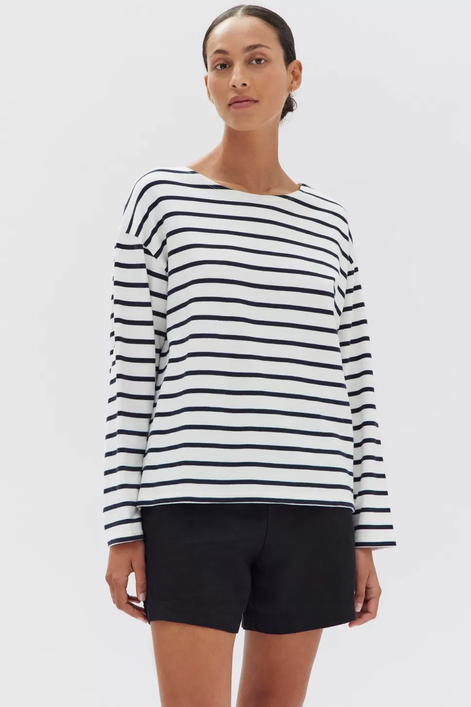 Tanks, Tops & Tees | Assembly Label Bateau Long Sleeve Tee