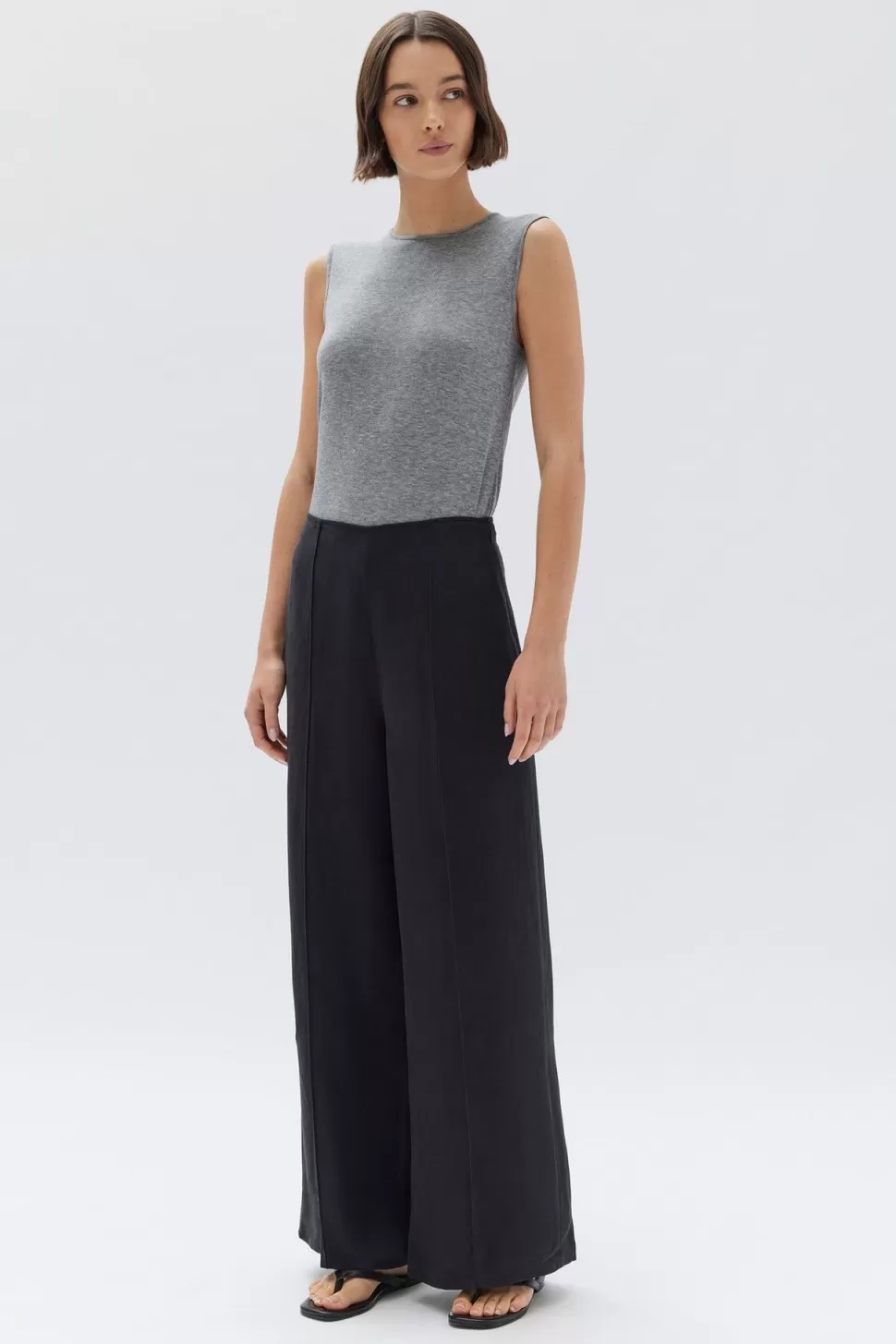 Pants & Skirts | Assembly Label Brooke Silk Linen Trouser