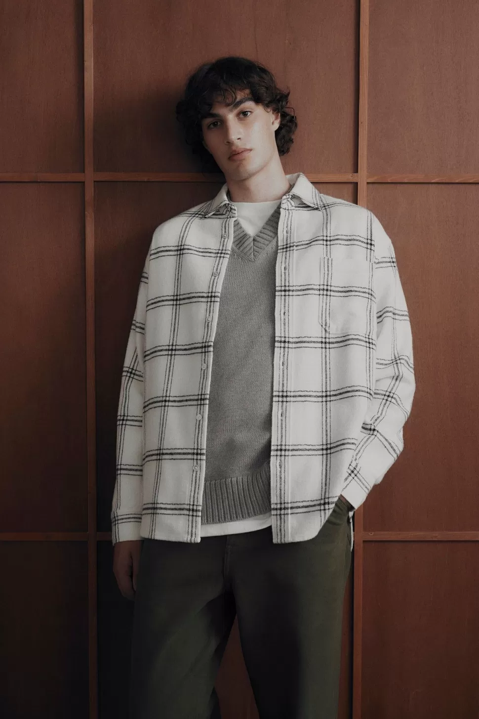 Shirts | Assembly Label Brushed Check Overshirt