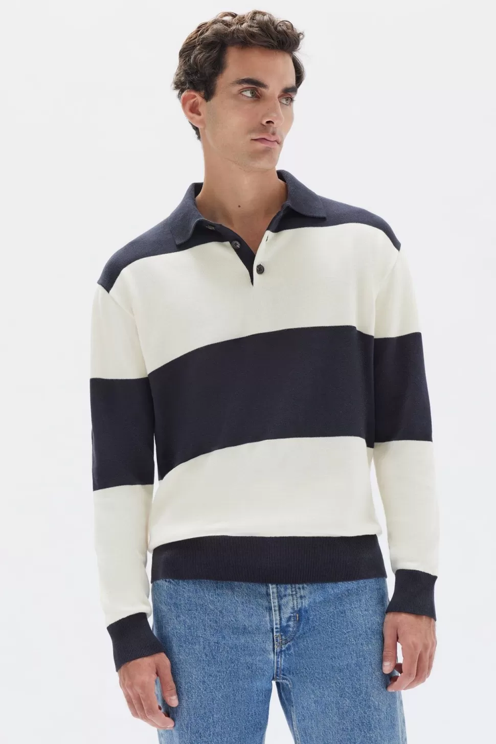 Tops & Tees | Assembly Label Carter Cotton Knit Polo