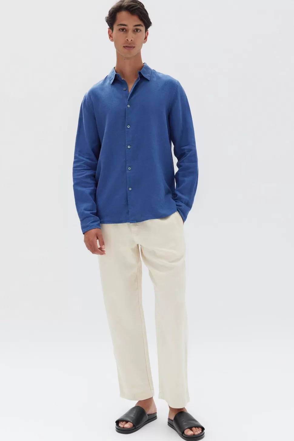 Shirts | Assembly Label Casual Linen Shirt