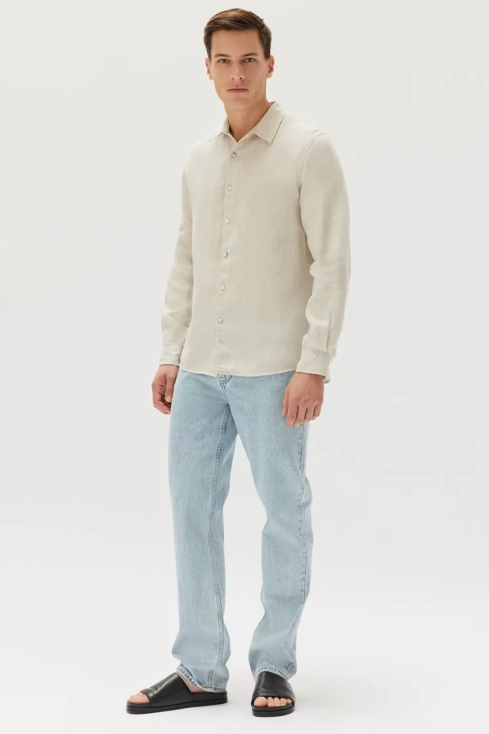 Shirts | Assembly Label Casual Linen Shirt