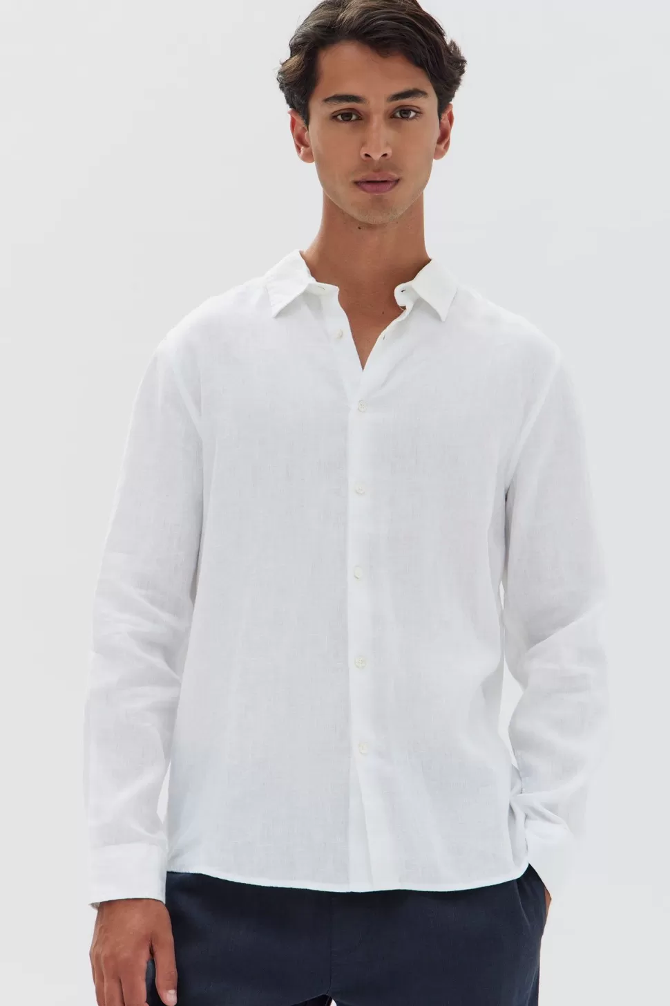 Shirts | Assembly Label Casual Linen Shirt