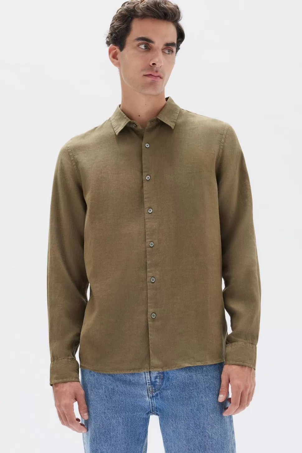 Shirts | Assembly Label Casual Linen Shirt