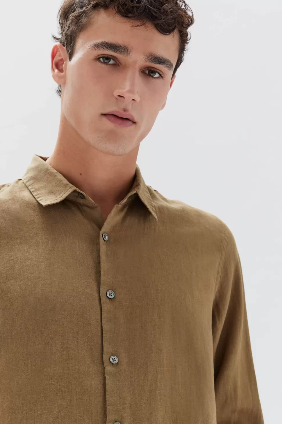 Shirts | Assembly Label Casual Linen Shirt