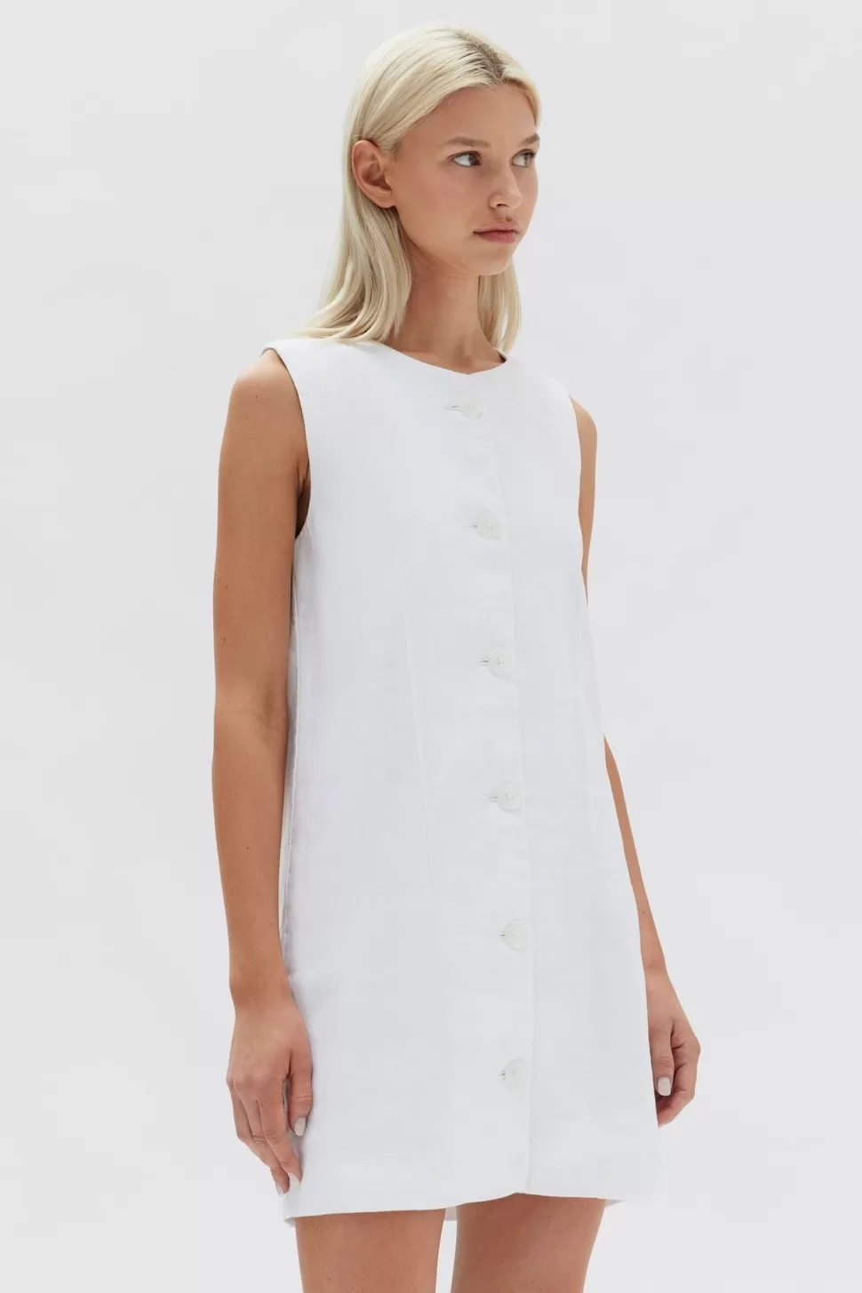 Dresses | Assembly Label Coralie Linen Mini Dress