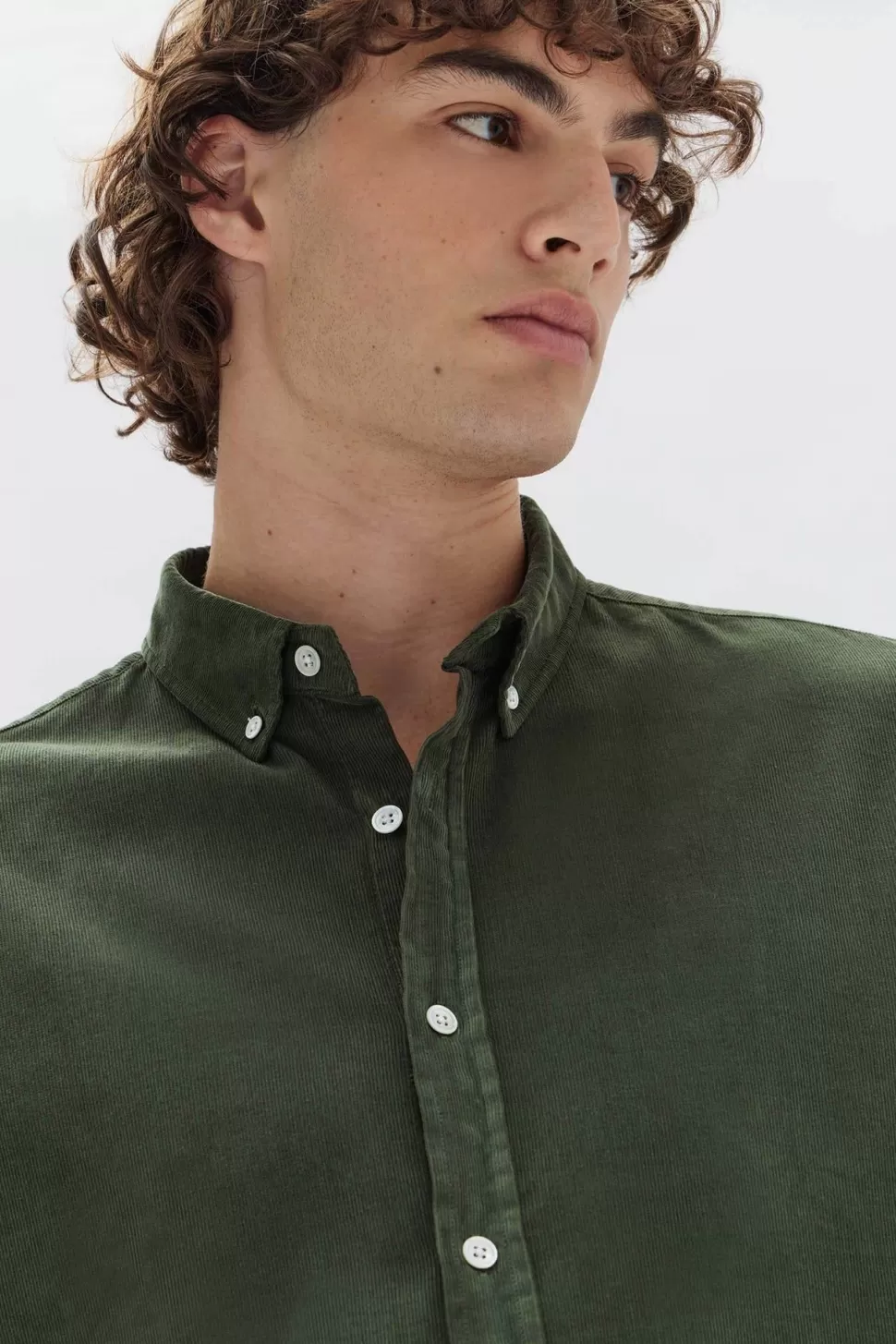 Shirts | Assembly Label Cord Long Sleeve Shirt