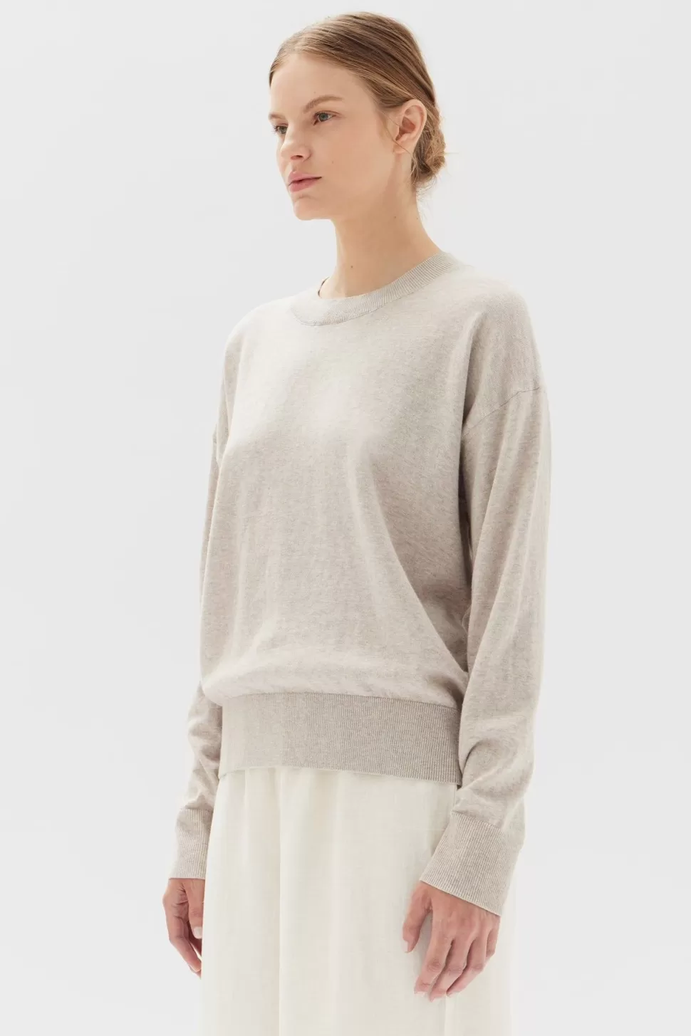 Knitwear | Assembly Label Cotton Cashmere Lounge Sweater