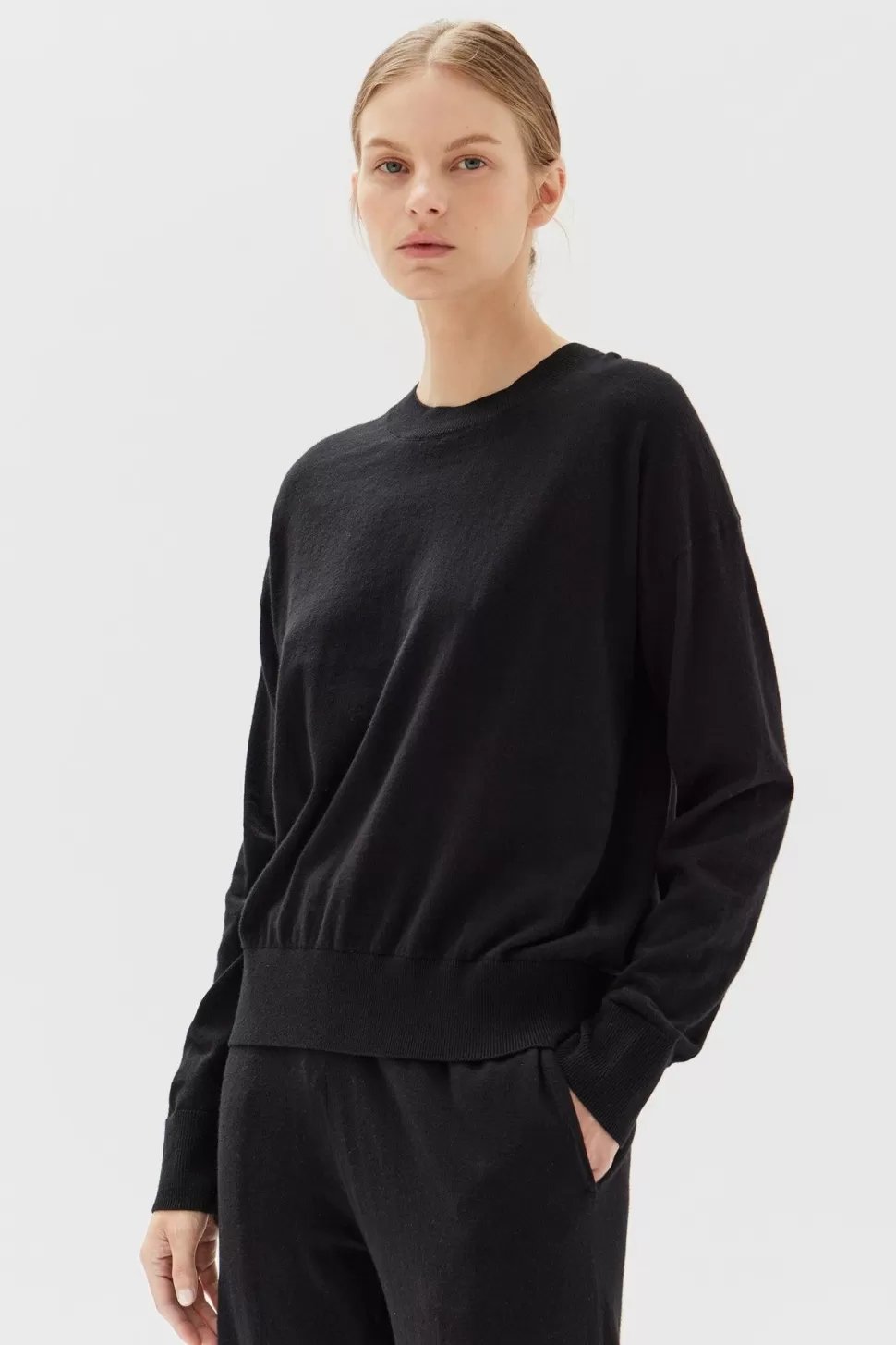 Knitwear | Assembly Label Cotton Cashmere Lounge Sweater