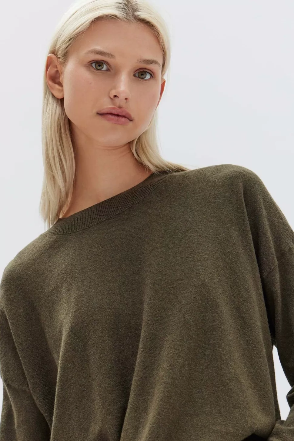 Knitwear | Assembly Label Cotton Cashmere Lounge Sweater