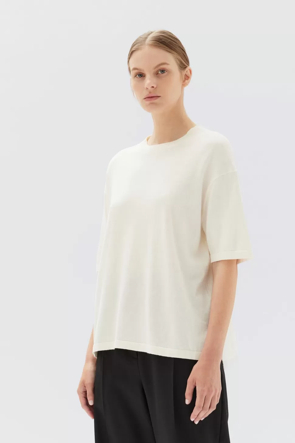 Tanks, Tops & Tees | Assembly Label Cotton Cashmere Tee