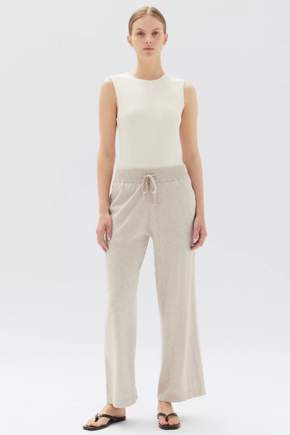 Pants & Skirts | Assembly Label Cotton Cashmere Wide Leg Pant