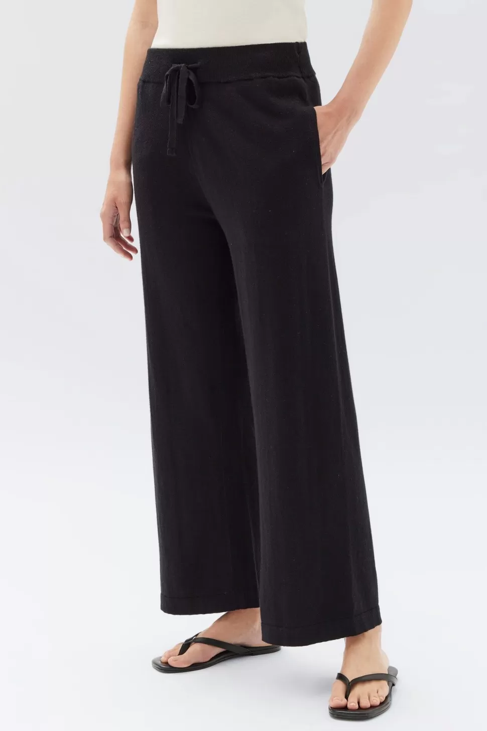 Pants & Skirts | Assembly Label Cotton Cashmere Wide Leg Pant