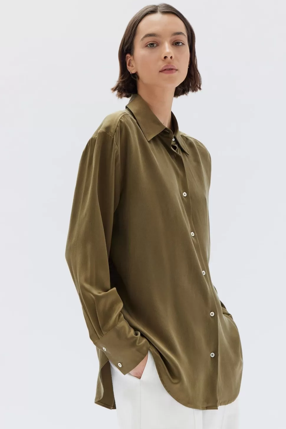 Shirts | Assembly Label Ena Silk Shirt