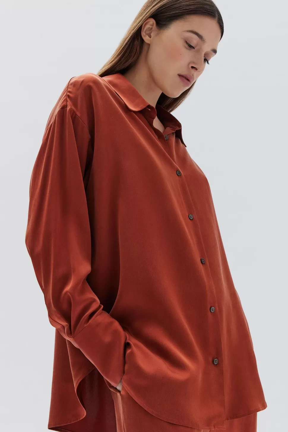 Shirts | Assembly Label Ena Silk Shirt