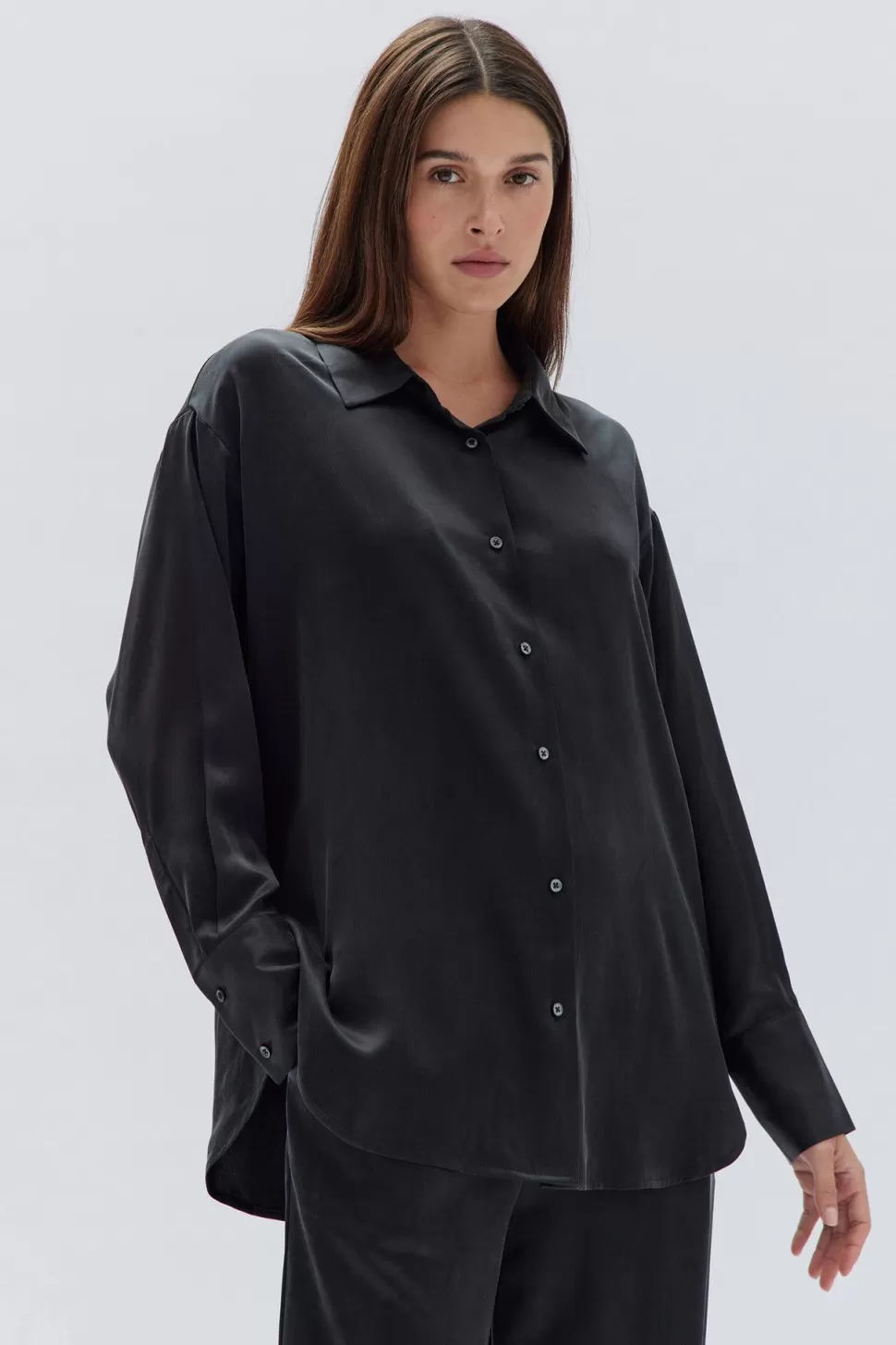 Shirts | Assembly Label Ena Silk Shirt