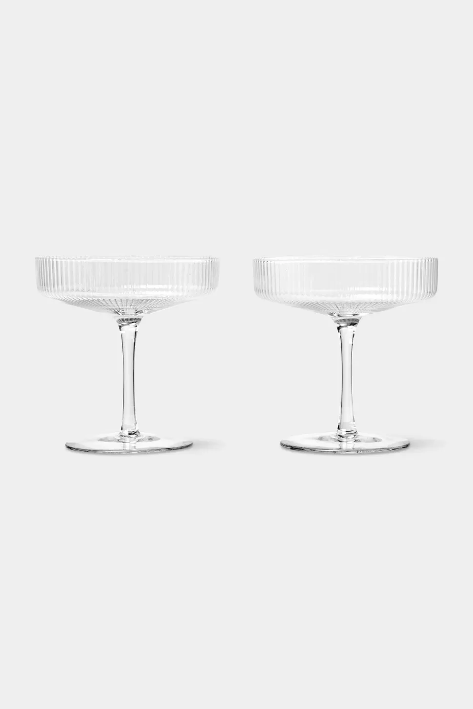 Kitchen & Dining | Ferm Living Ripple Champagne Saucers