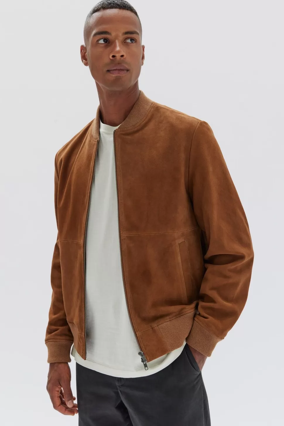 Outerwear | Assembly Label Finlay Suede Bomber