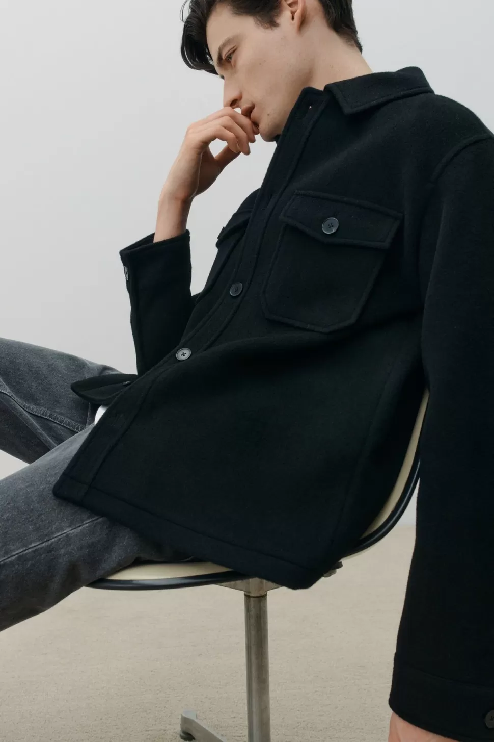 Shirts | Assembly Label Jett Wool Overshirt