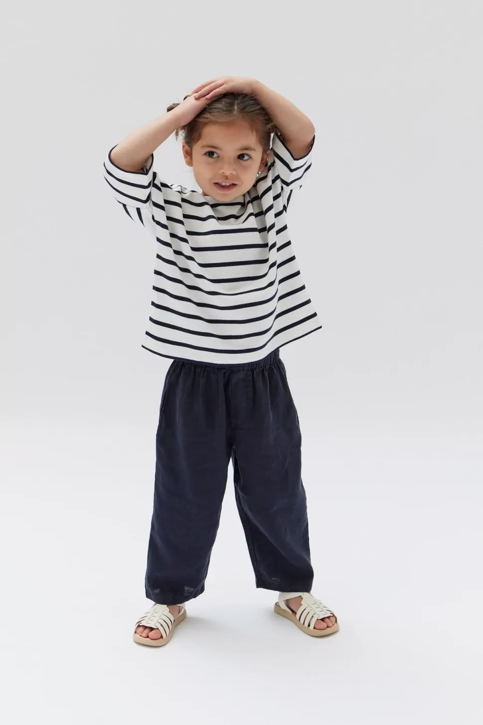 Bottoms | Assembly Label Kids Brooklynn Linen Pant