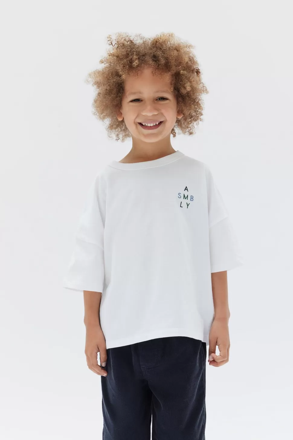 Tees | Assembly Label Kids Stacked Tee