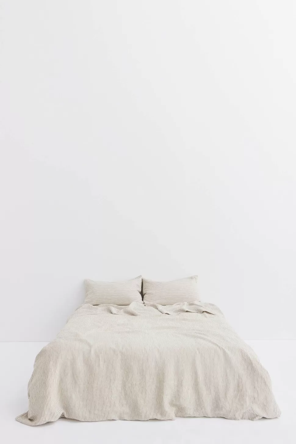 Duvet Covers | Assembly Label Linen Duvet Cover Olive Stripe