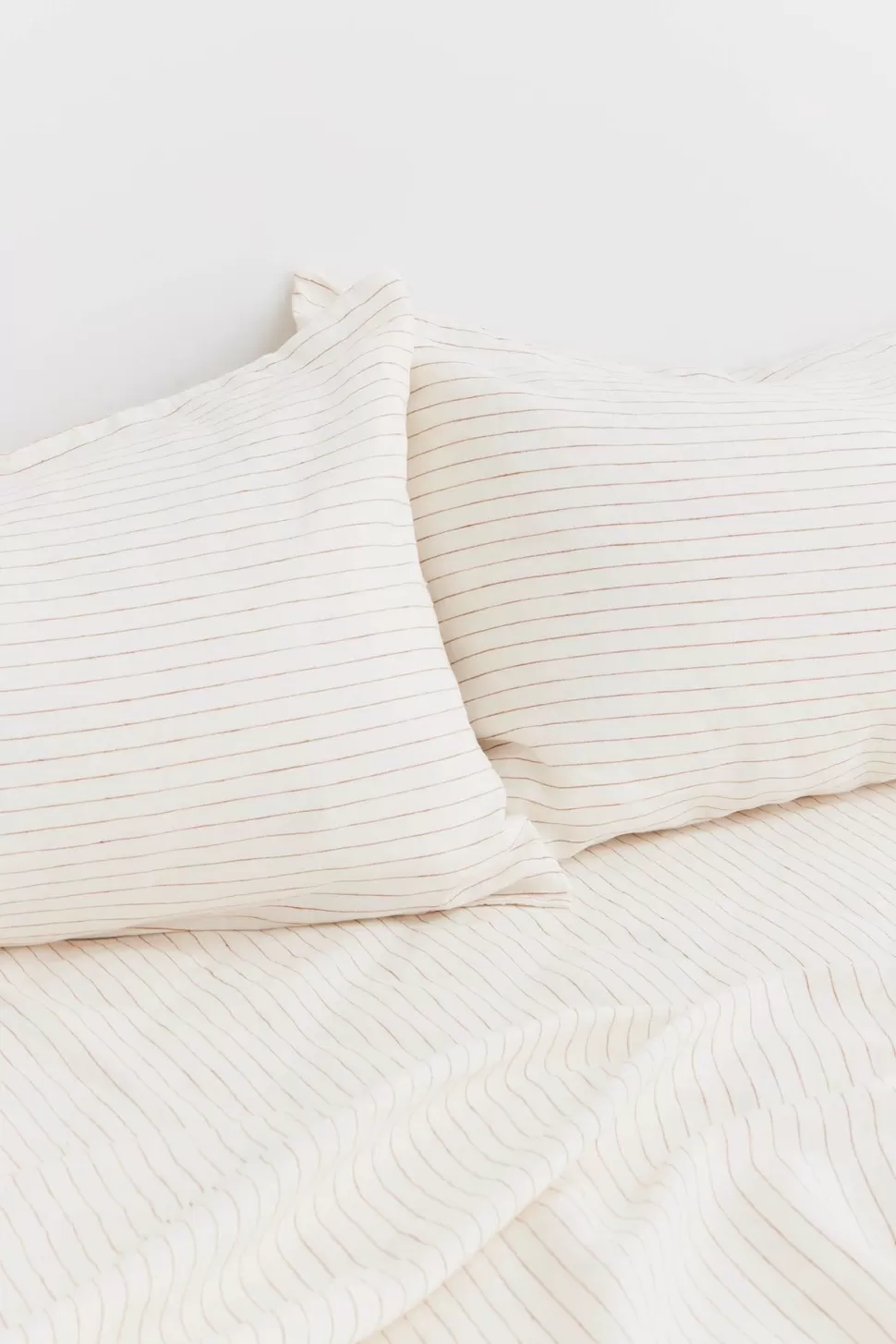 Duvet Covers | Assembly Label Linen Duvet Cover Tobacco Pinstripe