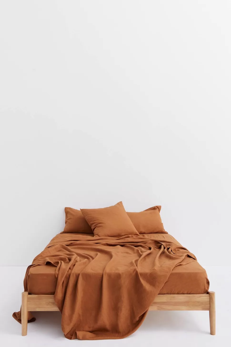 Pillow Cases | Assembly Label Linen European Pillow Case Tobacco