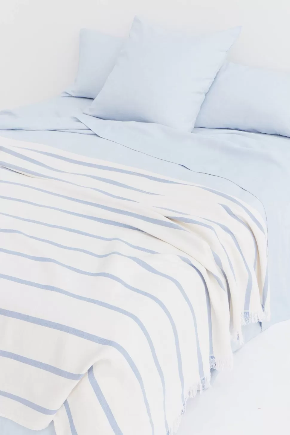 Flat Sheets | Assembly Label Linen Flat Sheet Blue Haze