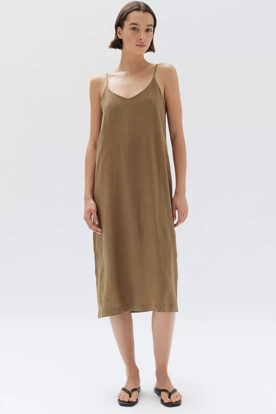 Dresses | Assembly Label Linen Slip Dress