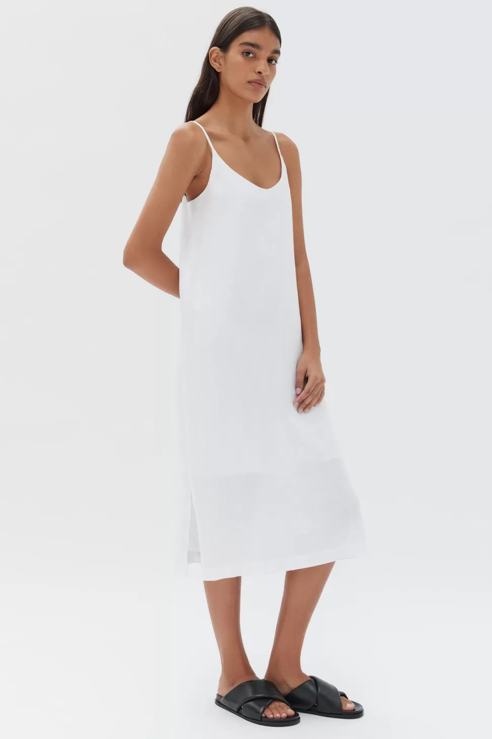 Dresses | Assembly Label Linen Slip Dress