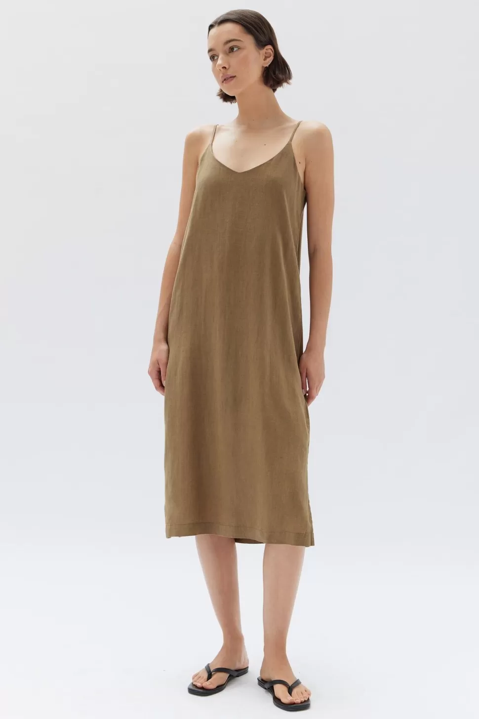 Dresses | Assembly Label Linen Slip Dress