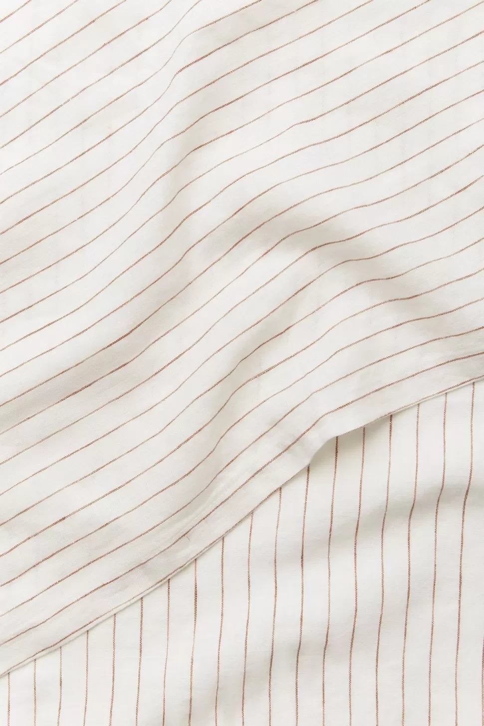 Napery | Assembly Label Linen Tea Towel Tobacco Pinstripe