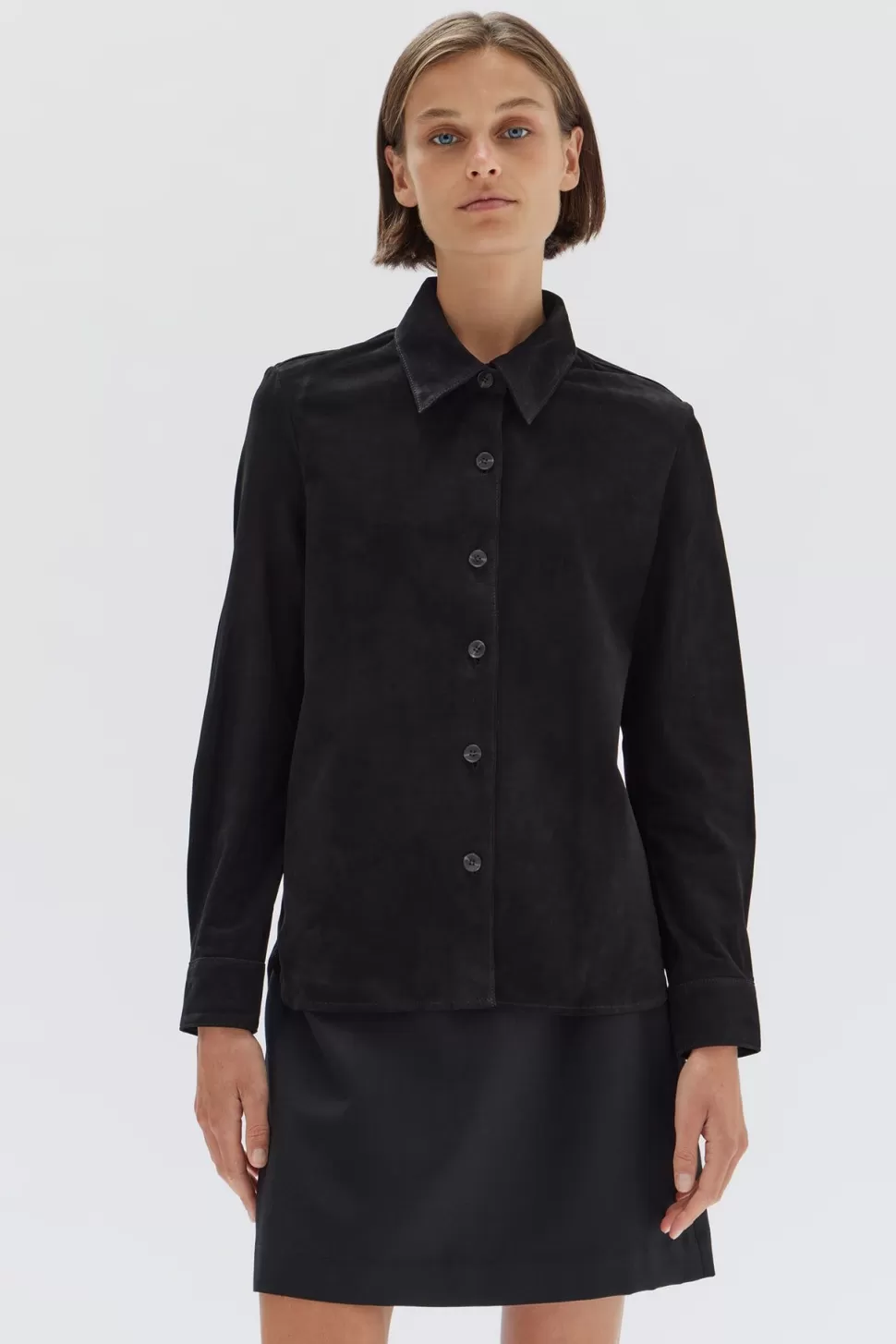 Shirts | Assembly Label Madi Suede Long Sleeve Shirt