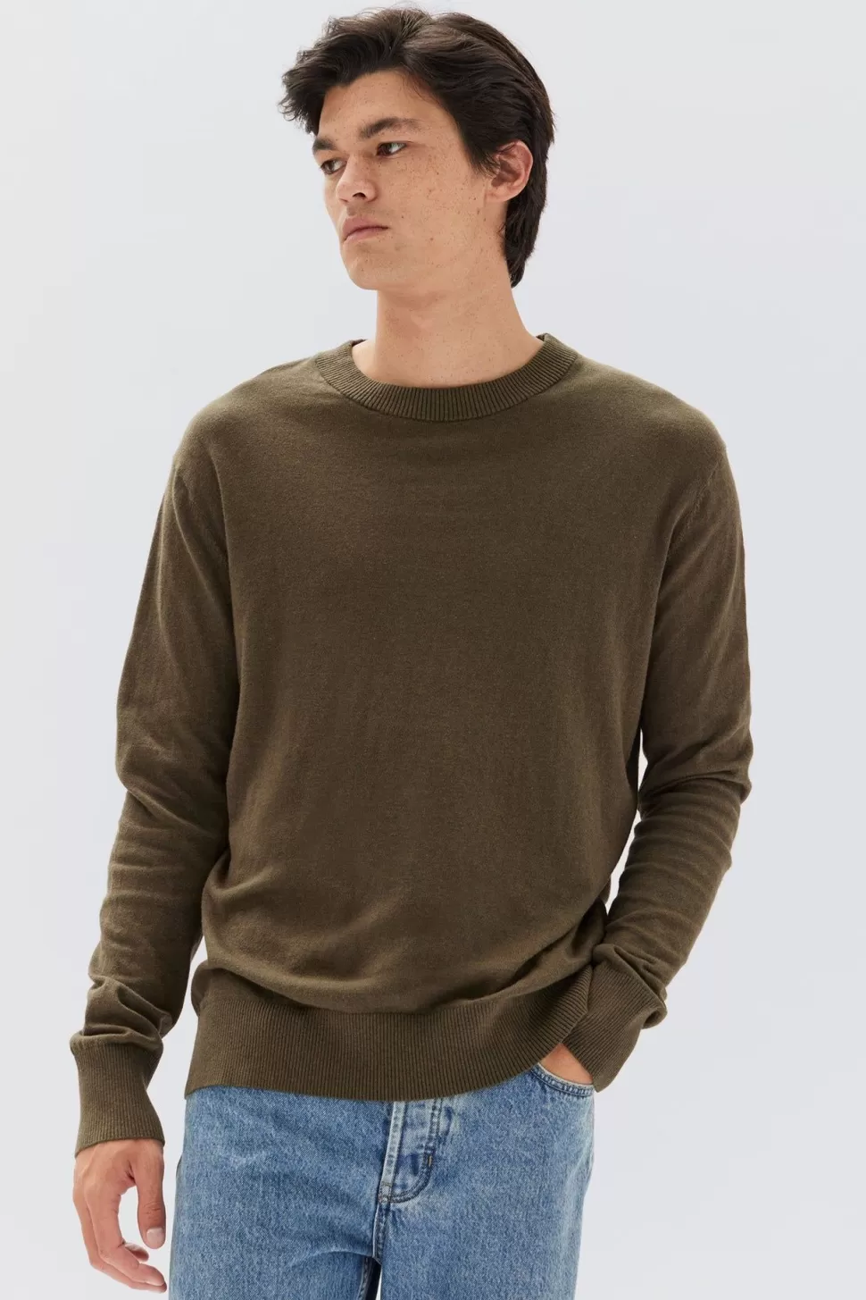 Knitwear | Assembly Label Mens Cotton Cashmere Sweater