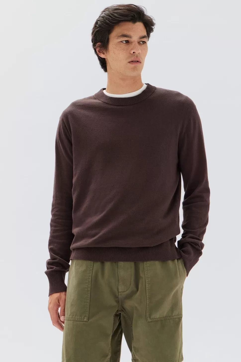 Knitwear | Assembly Label Mens Cotton Cashmere Sweater