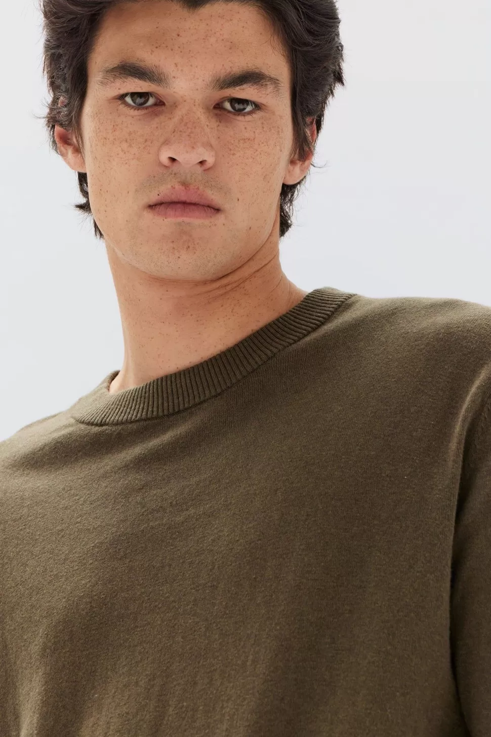 Knitwear | Assembly Label Mens Cotton Cashmere Sweater