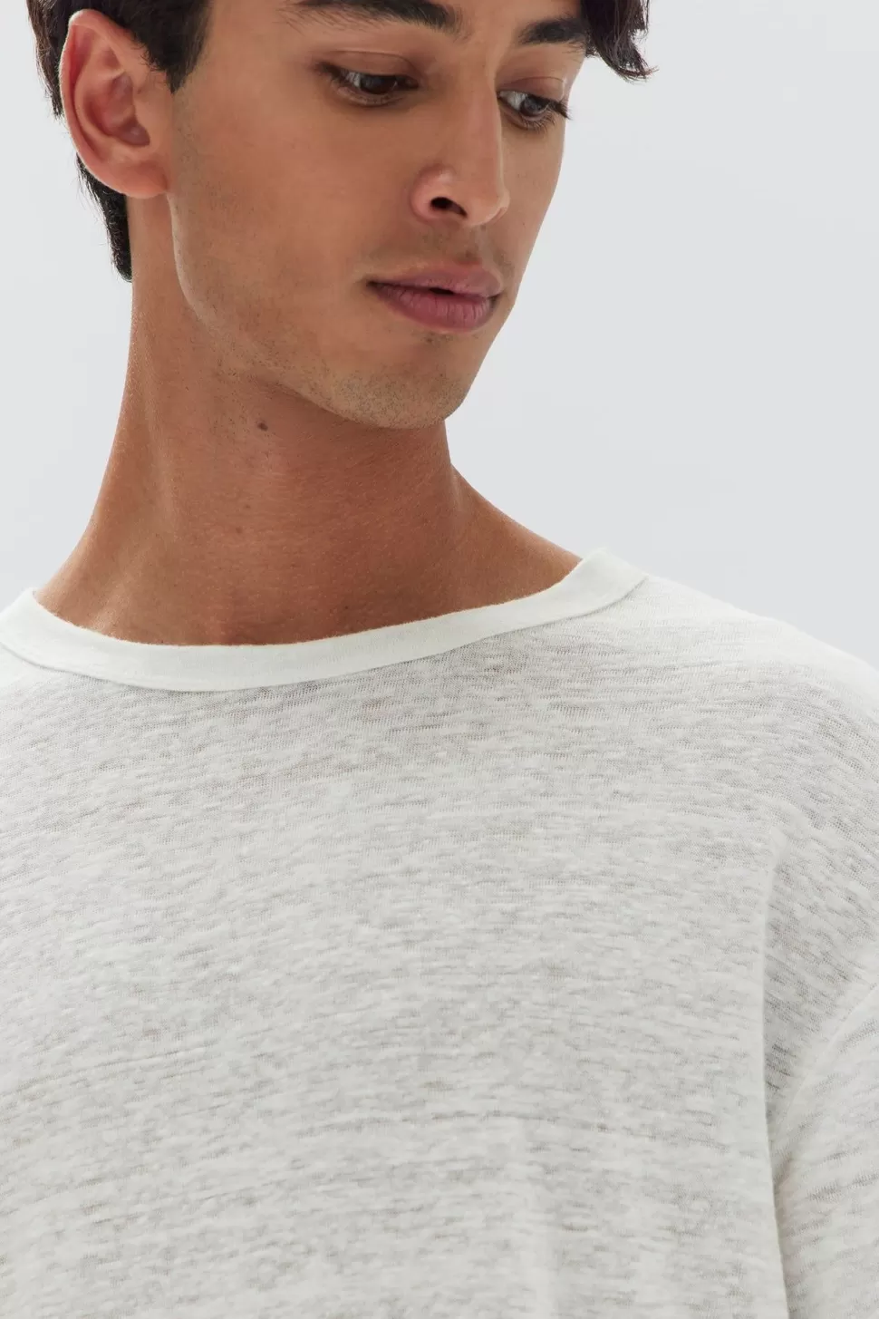 Tops & Tees | Assembly Label Mens Seaford Linen Tee