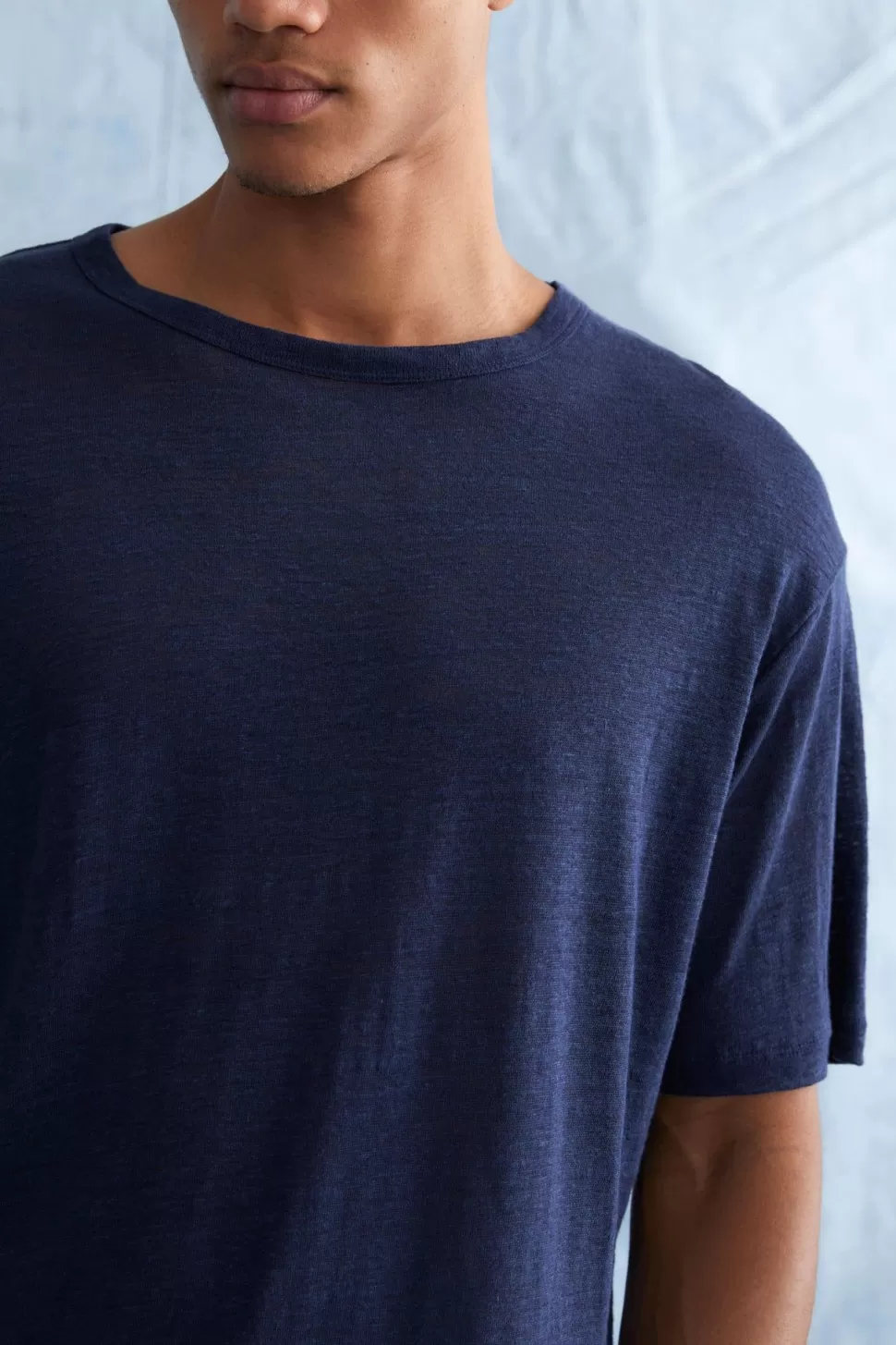 Tops & Tees | Assembly Label Mens Seaford Linen Tee