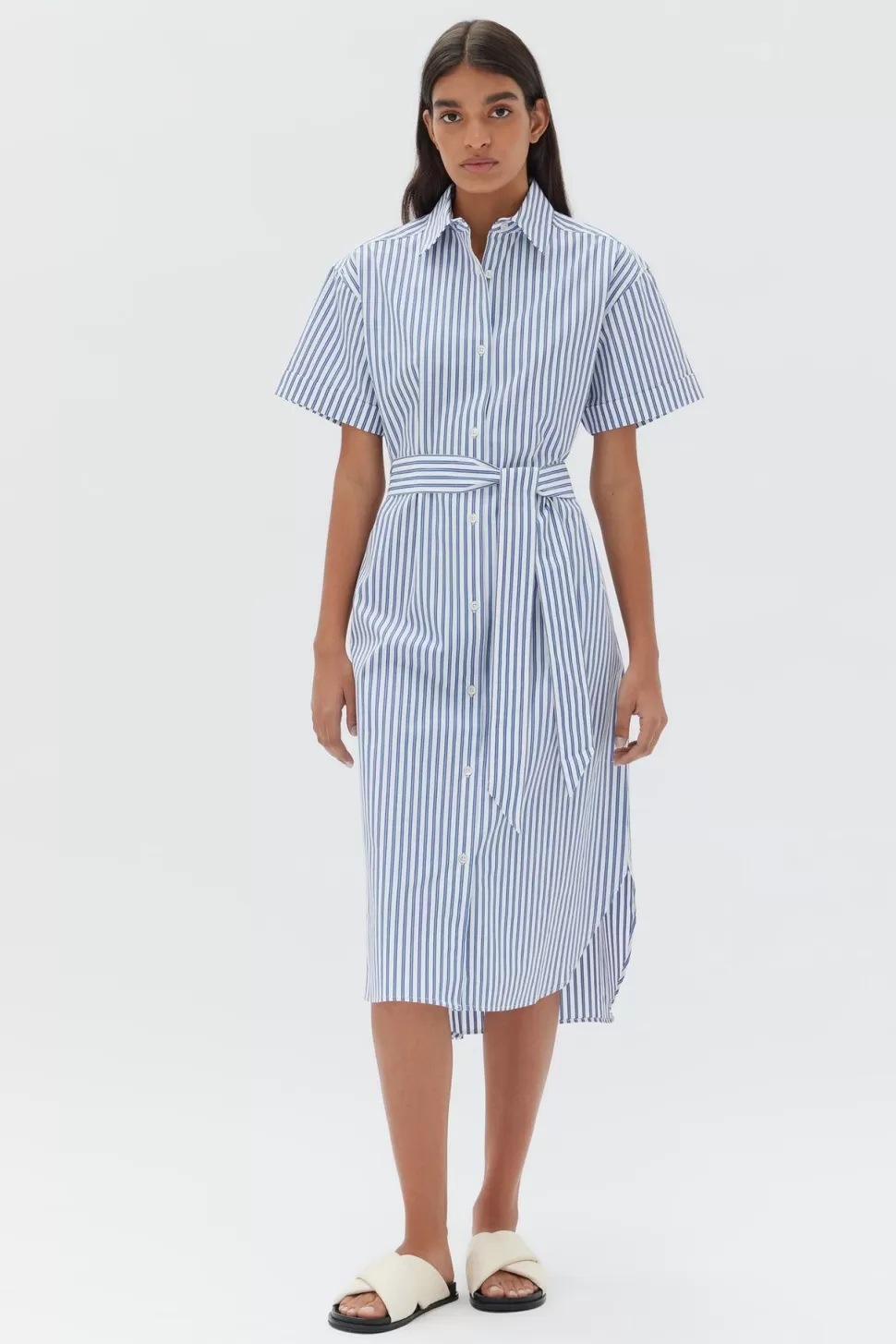 Dresses | Assembly Label Poplin Shirt Dress