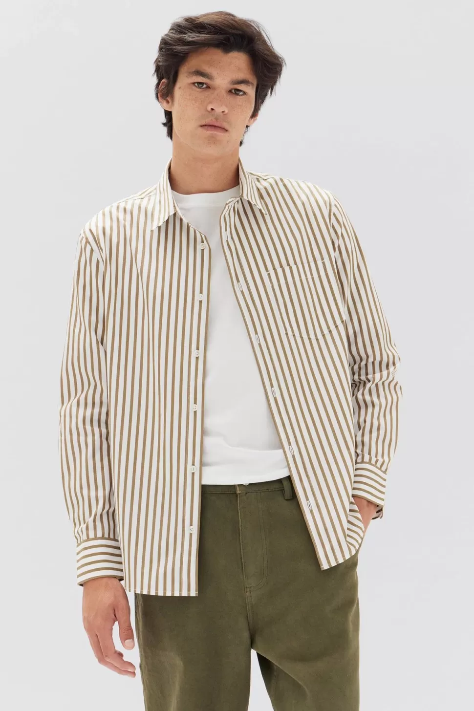 Shirts | Assembly Label Seb Poplin Stripe Shirt