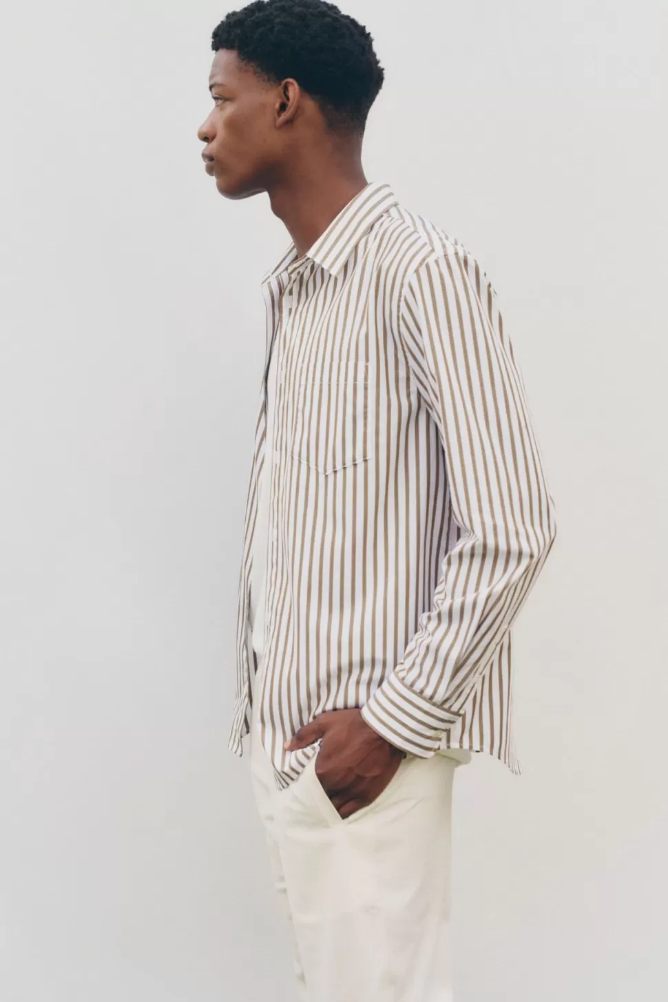 Shirts | Assembly Label Seb Poplin Stripe Shirt