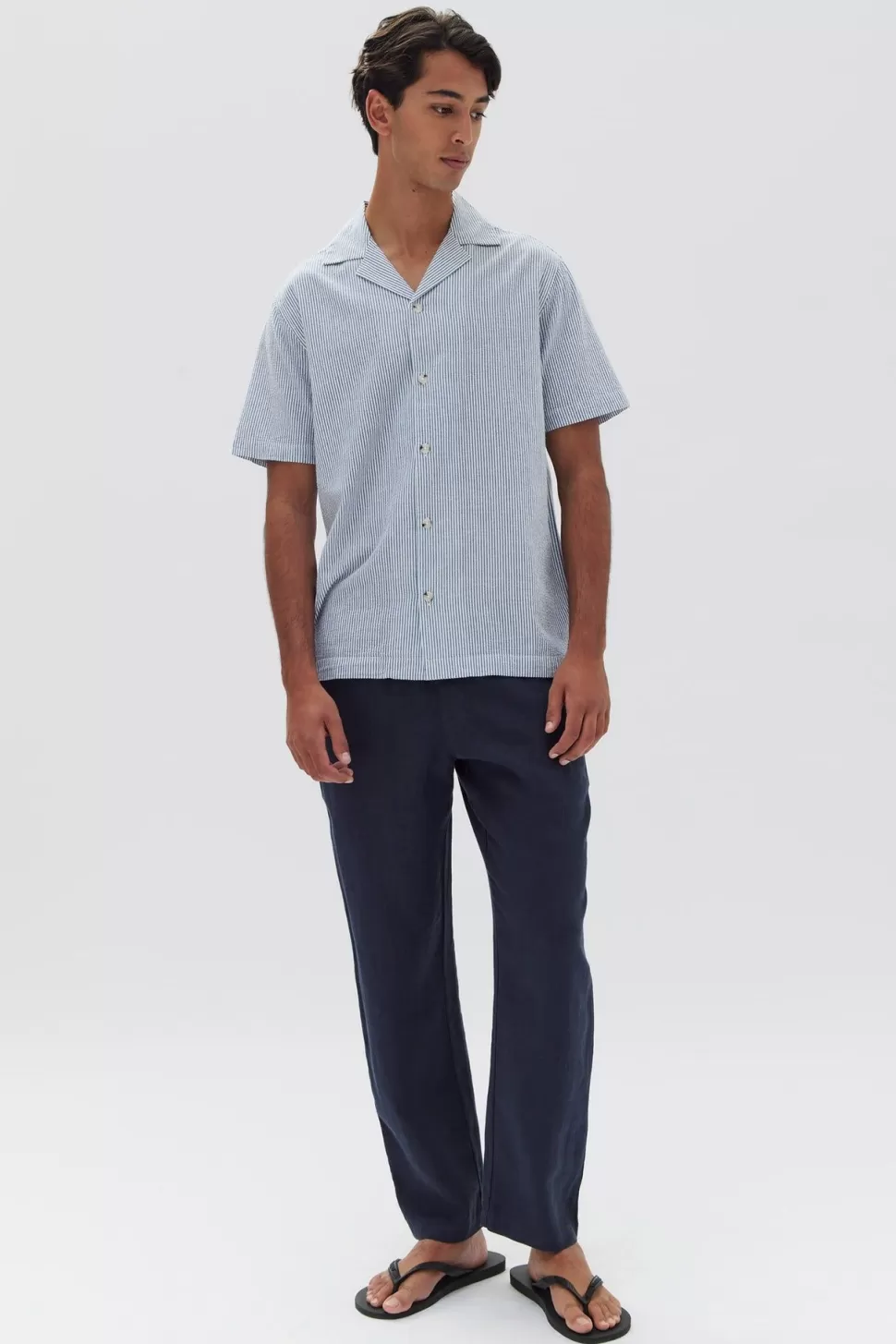 Shirts | Assembly Label Seersucker Short Sleeve Shirt