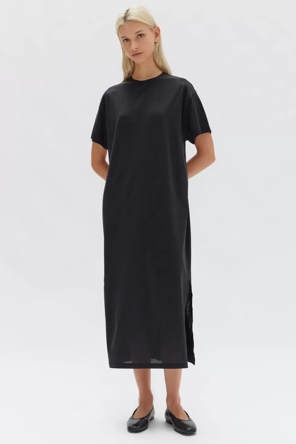 Dresses | Assembly Label Silk Blend Tee Dress