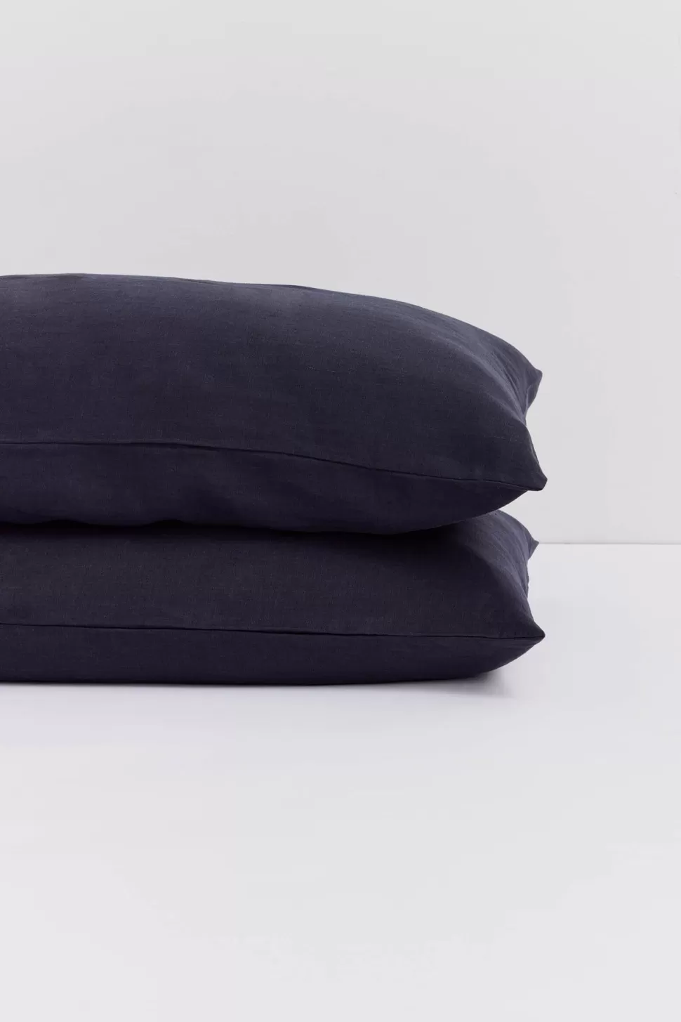 Pillow Cases | Assembly Label Standard Linen Pillow Cases Midnight