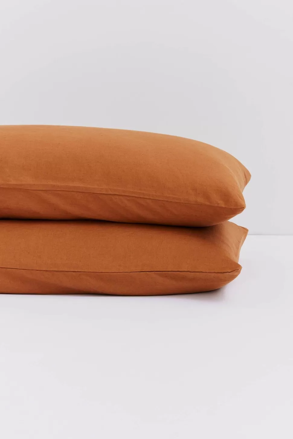 Pillow Cases | Assembly Label Standard Linen Pillow Cases Tobacco