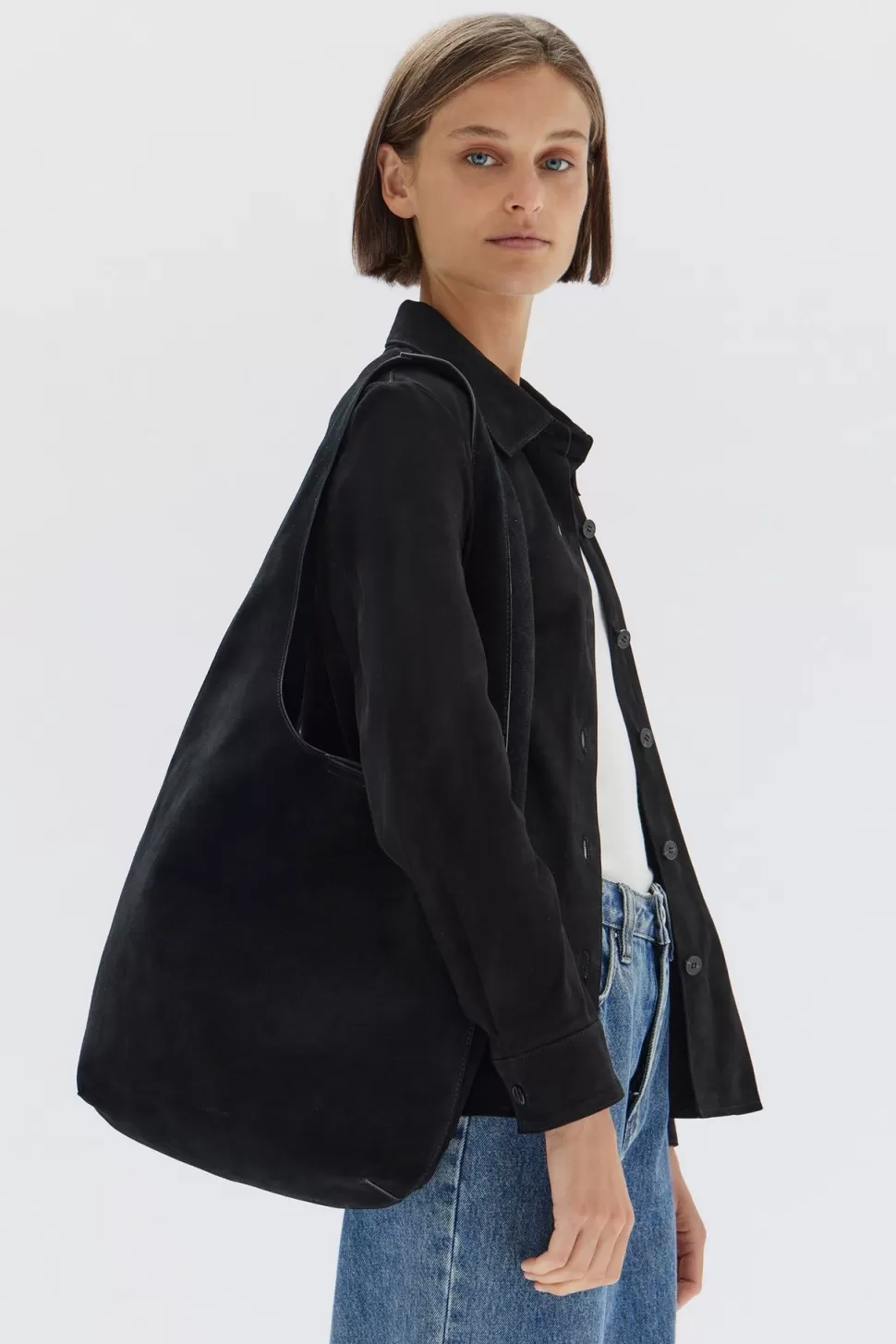 Bags | Assembly Label Suede Hobo Bag