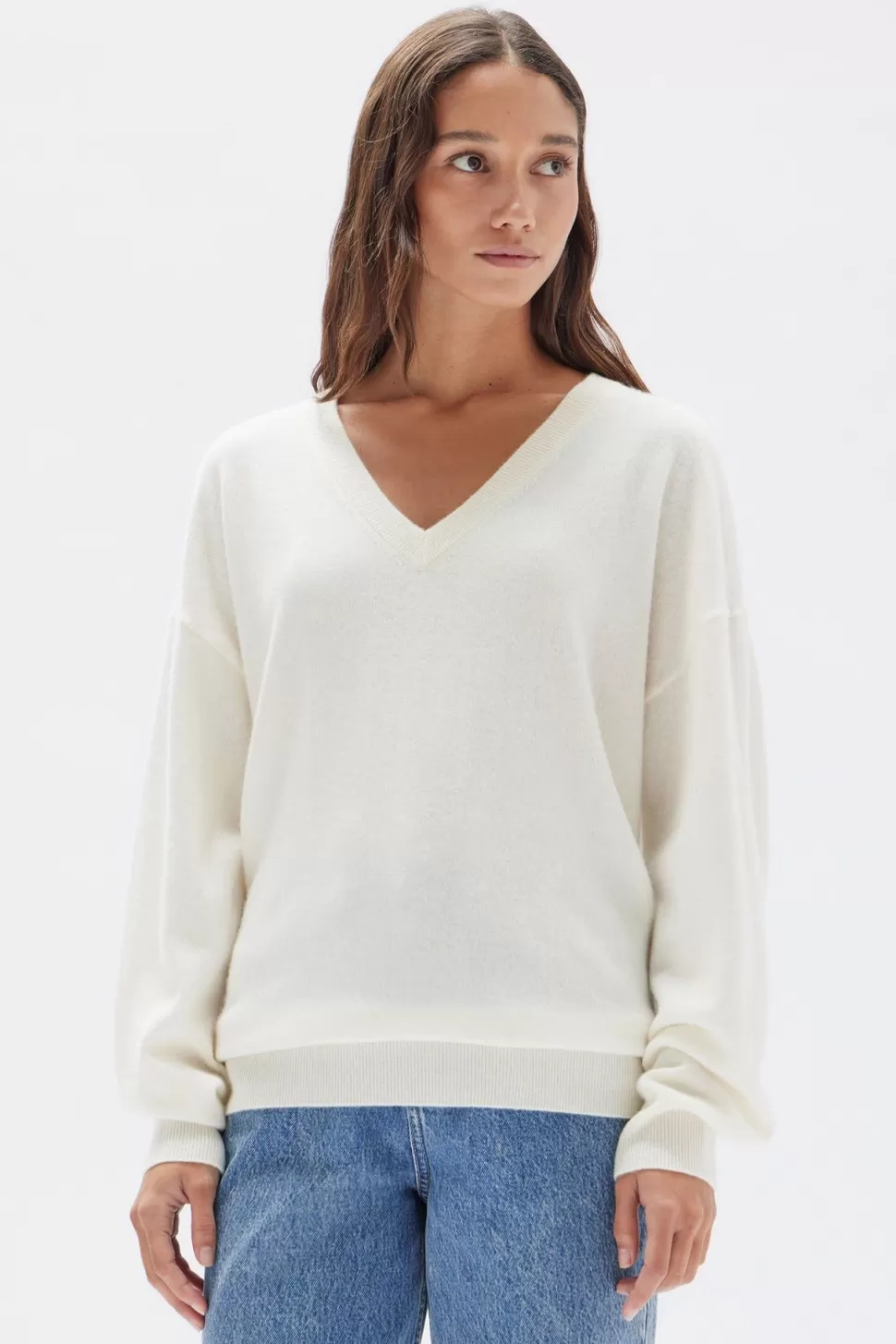 Knitwear | Assembly Label Vale Cashmere V Neck