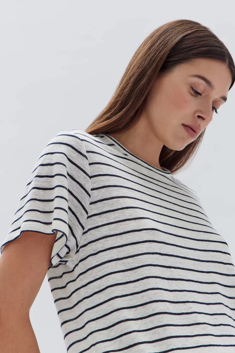 Tanks, Tops & Tees | Assembly Label Womens Breeze Linen Tee