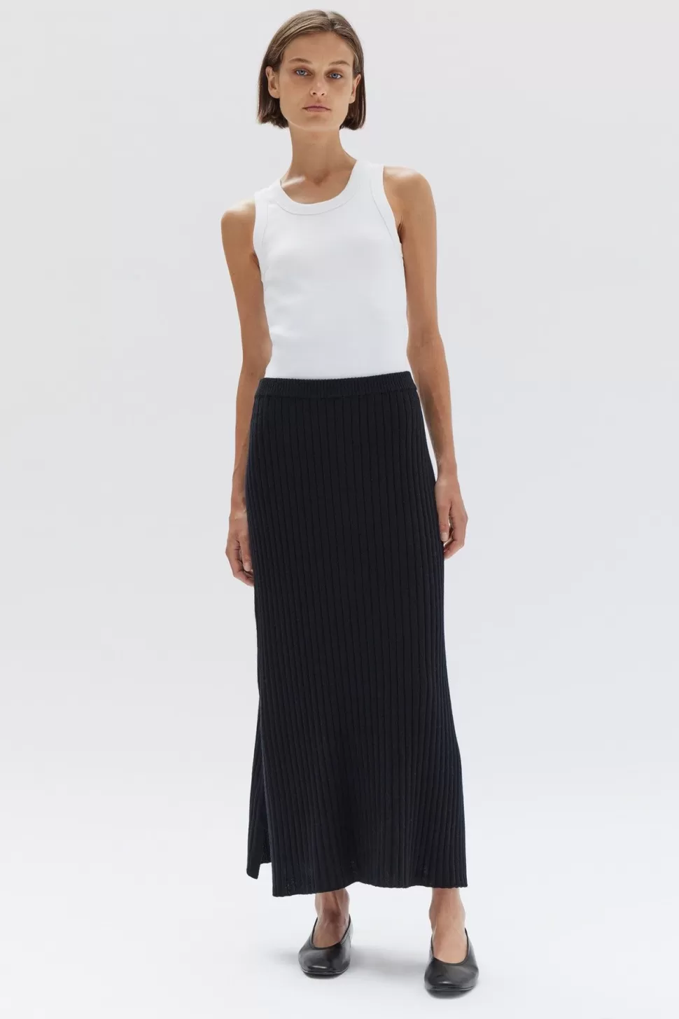 Pants & Skirts | Assembly Label Wool Cashmere Rib Skirt